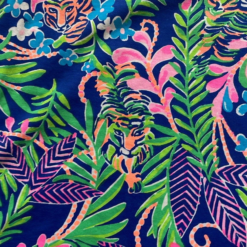LILLY PULITZER MARGOT DRESS IN BOREALIS BLUE HOW DO LIKE ME PROWL - Picture 11 of 11